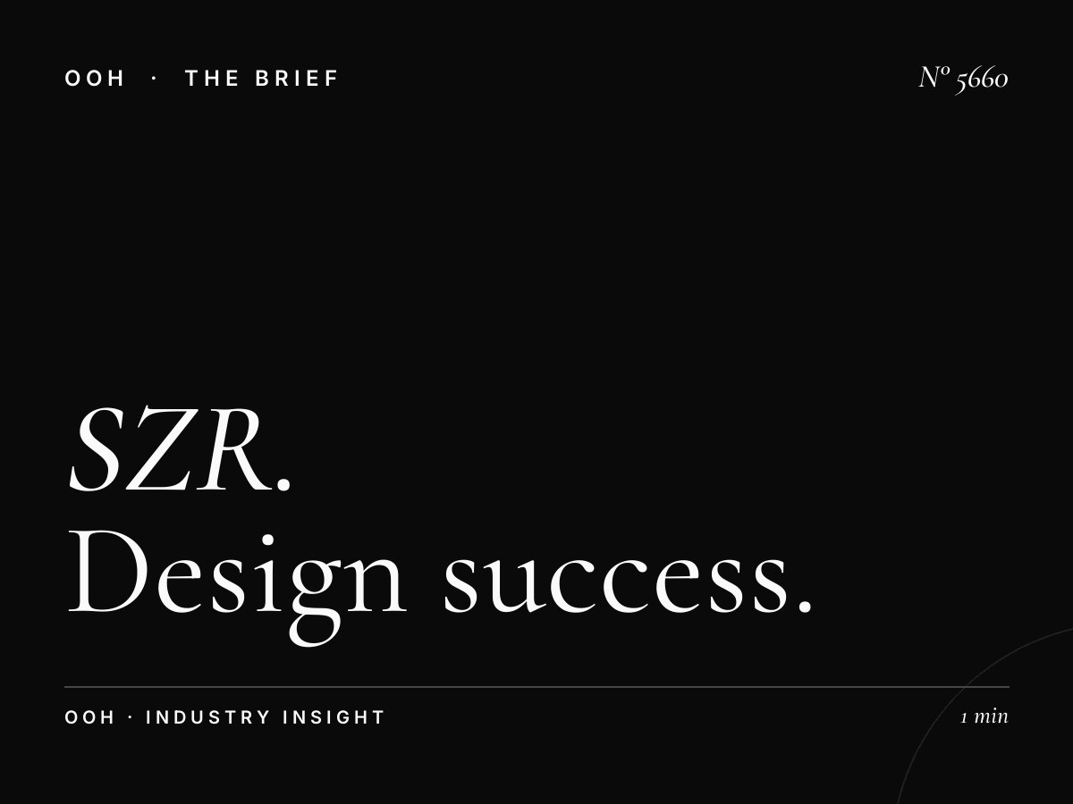 SZR Fairmont Skyline Hoarding Creative: Design Success
