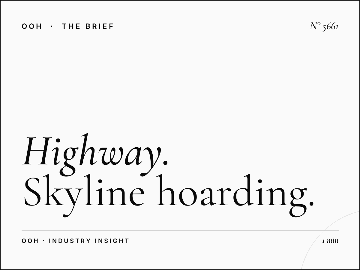 Highway Traffic SZR Fairmont: Skyline Hoarding Optimal Times