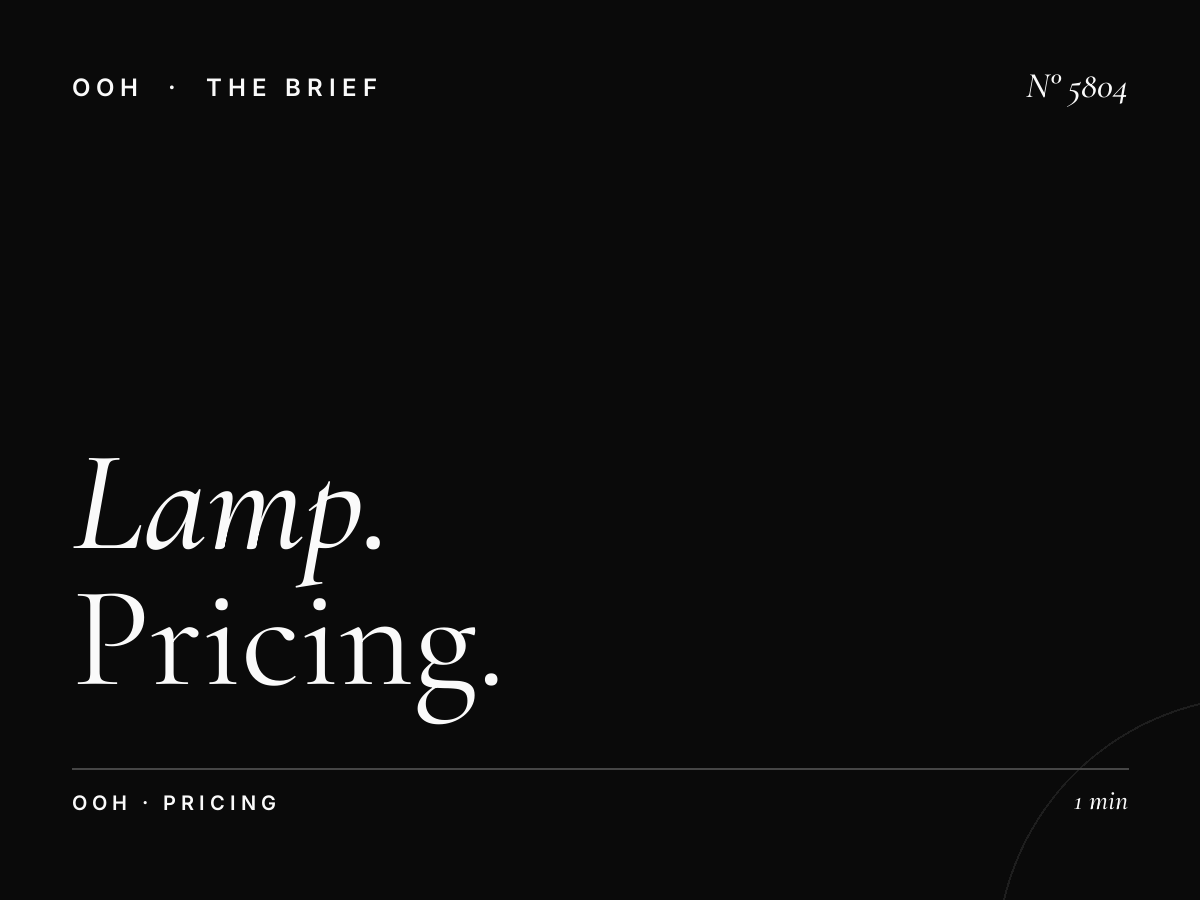 Lamp Post Monthly Rates SZR Dubai Canal Hessa: Pricing