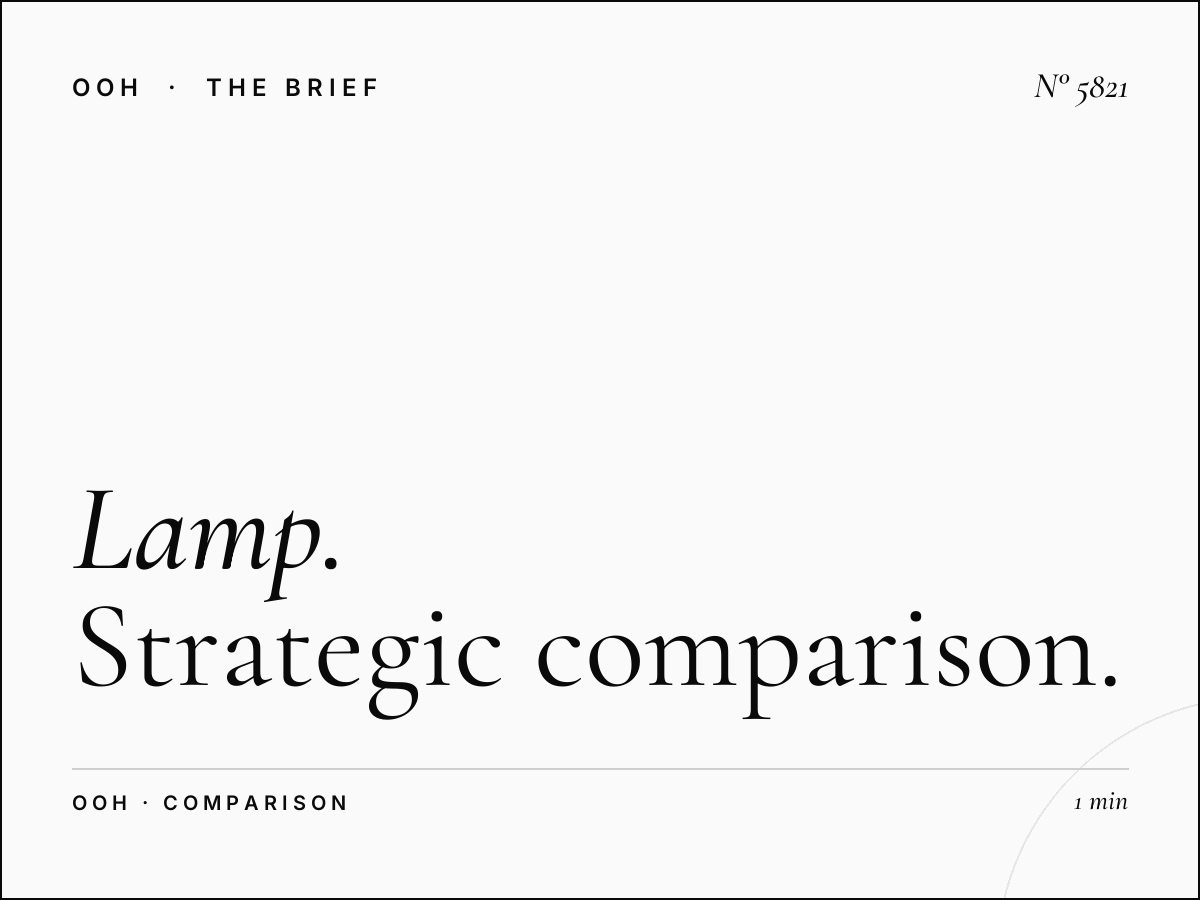 Lamp Posts vs Hoarding SZR Dubai Canal Hessa: A Strategic Comparison for Maximizing Outdoor Advertising Impact