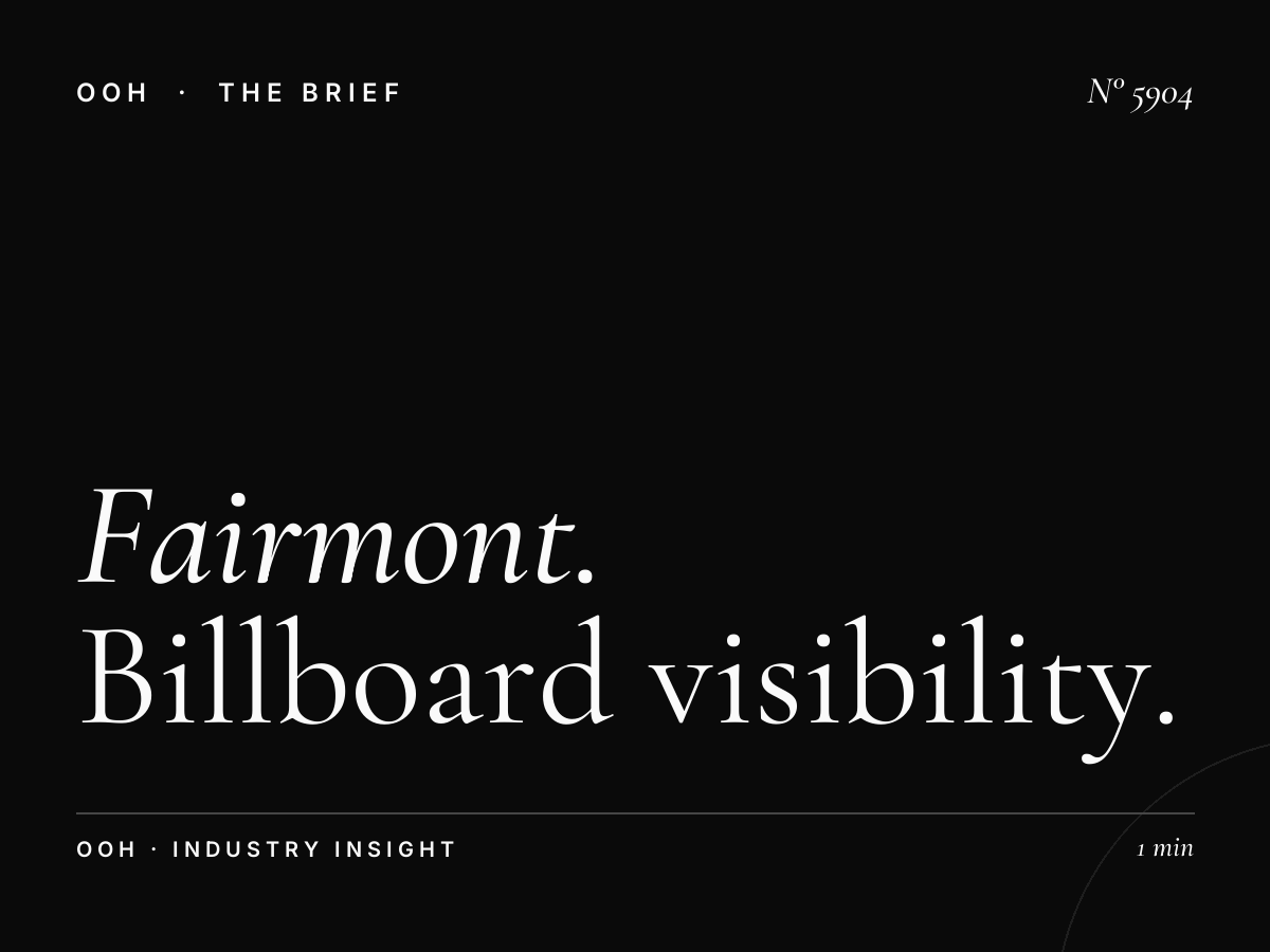 Fairmont Skyline Impact SZR: Billboard Visibility That Transforms Dubai Advertising Campaigns