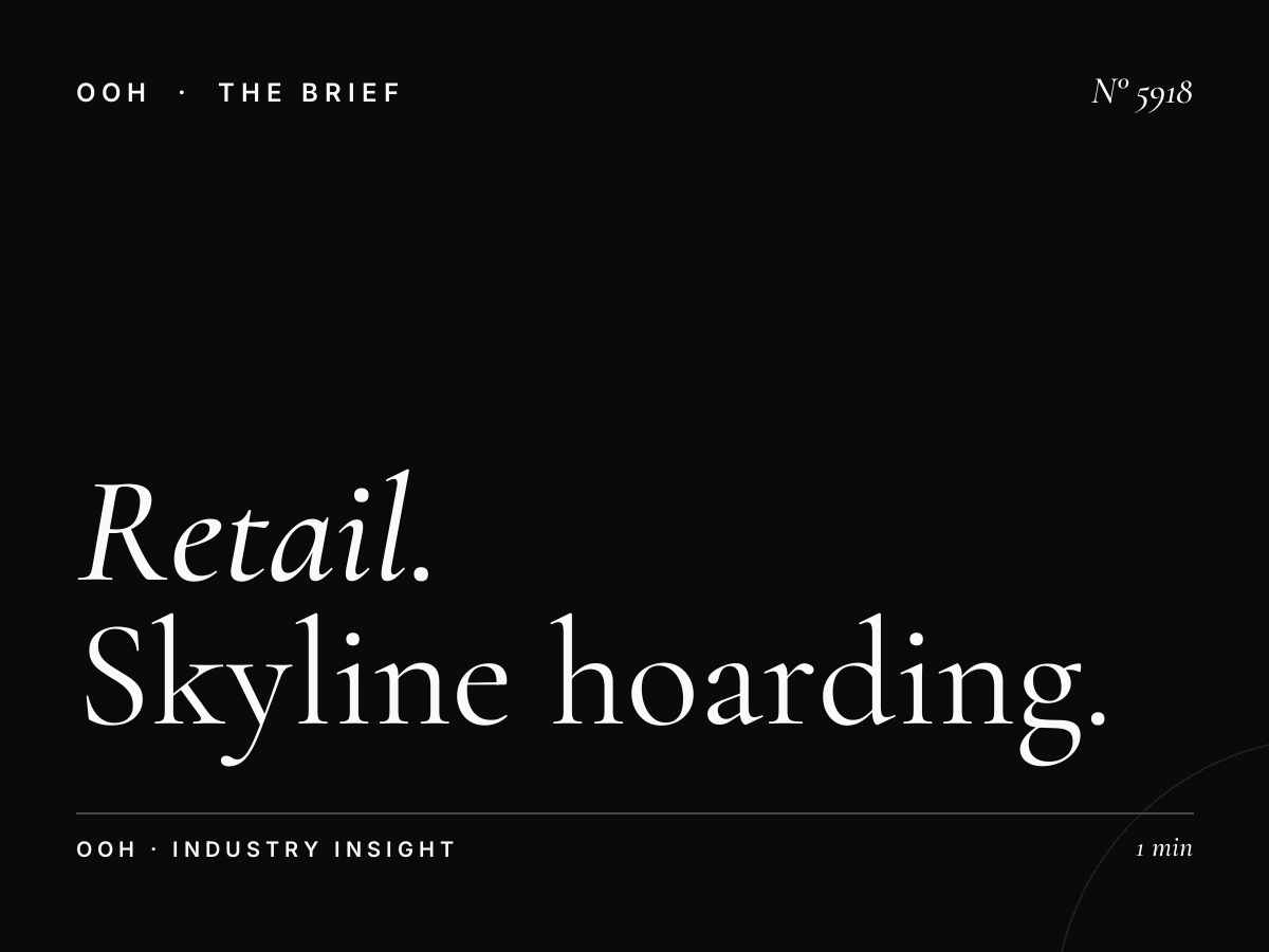 Retail Luxury Brands SZR Fairmont: Skyline Hoarding Shopping
