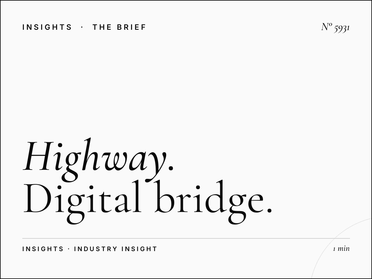 Highway Traffic SZR WTC: Digital Bridge Optimal Times