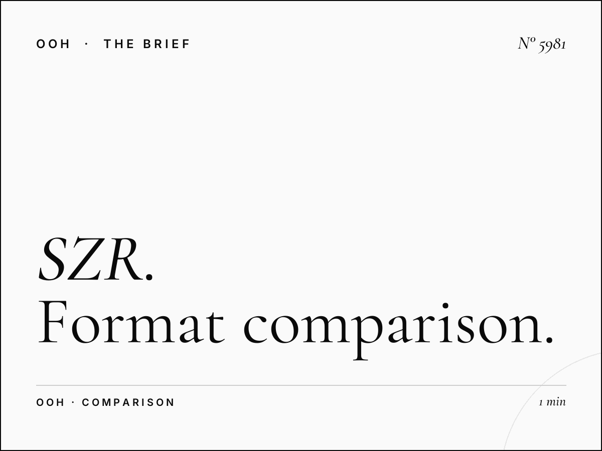 SZR Lamp Posts Internet City Jebel Ali vs Billboards: A Format Comparison for Dubai Media Buyers