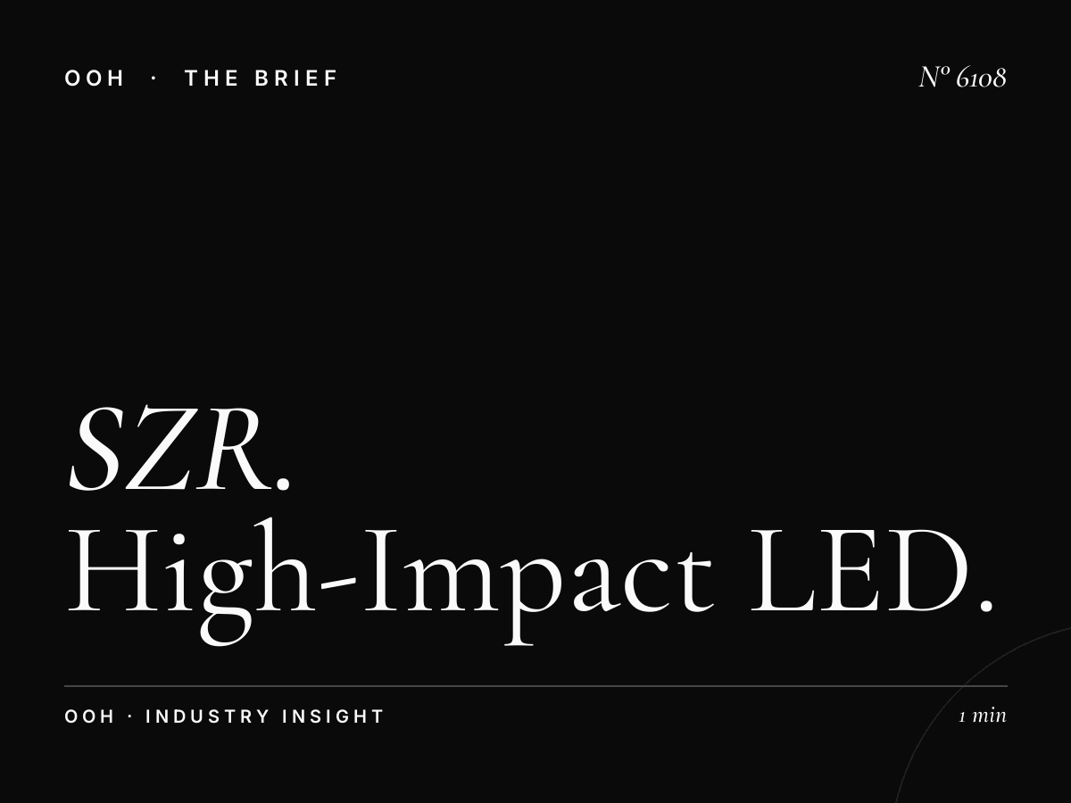 SZR Digital Icons: High-Impact LED Billboard Campaign