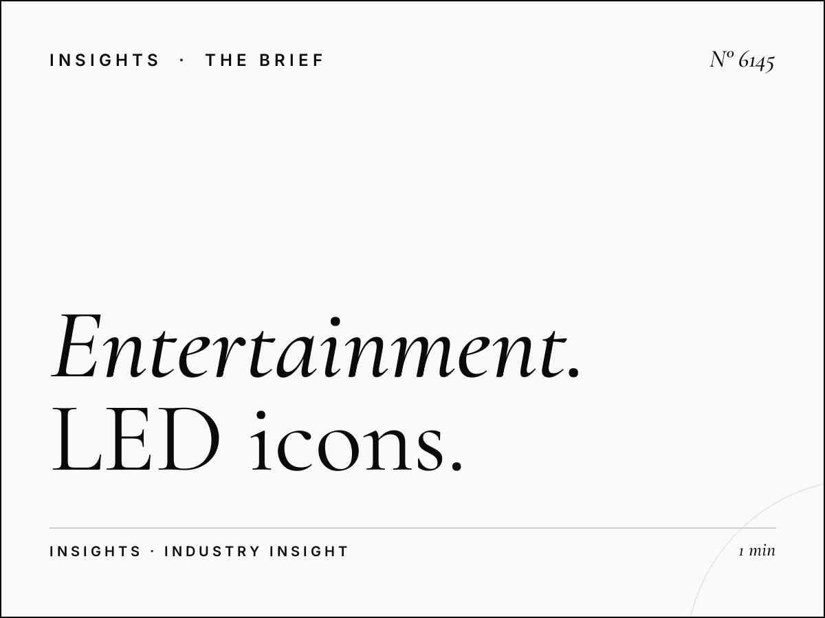 Entertainment Venues SZR: LED Icons Events Marketing