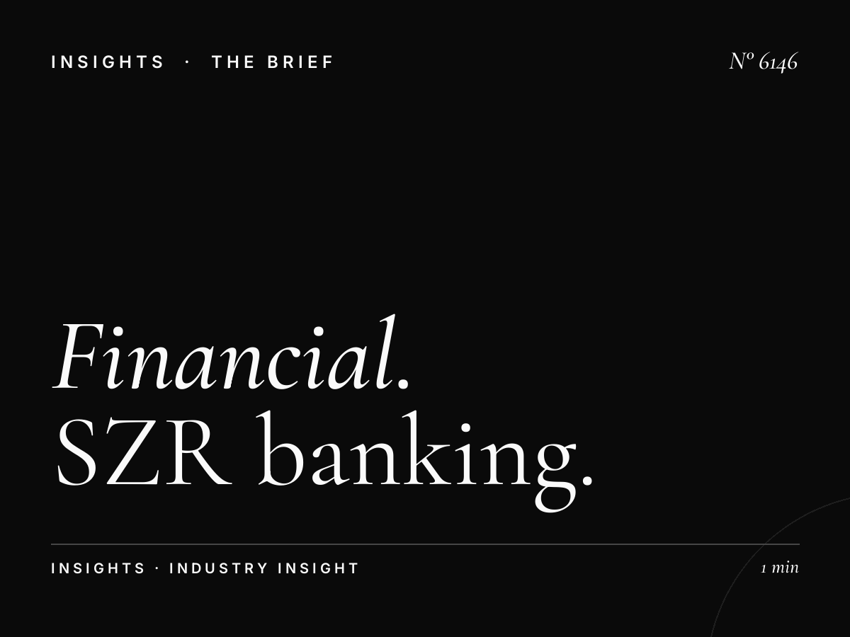 Financial Services LED Icons: SZR Banking