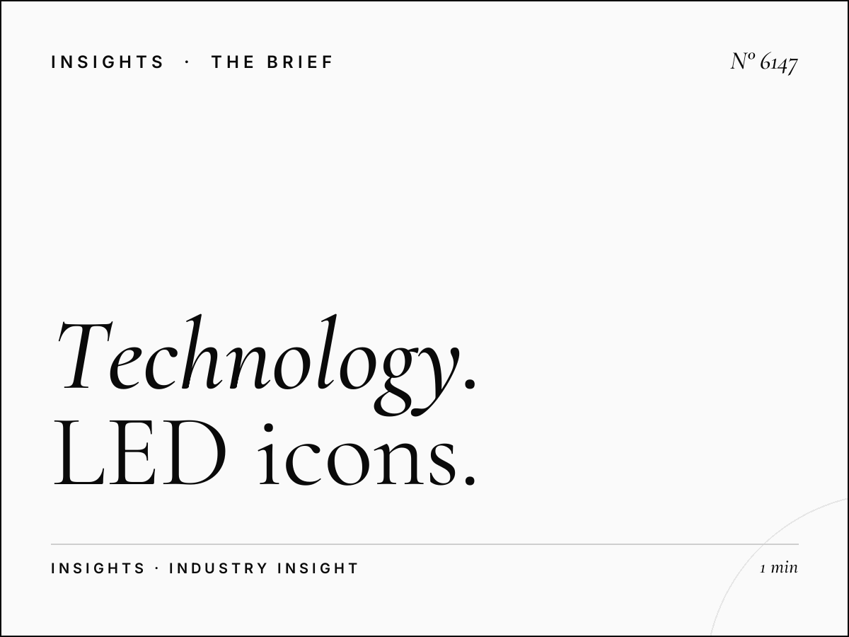 Technology Companies SZR: LED Icons Tech Marketing