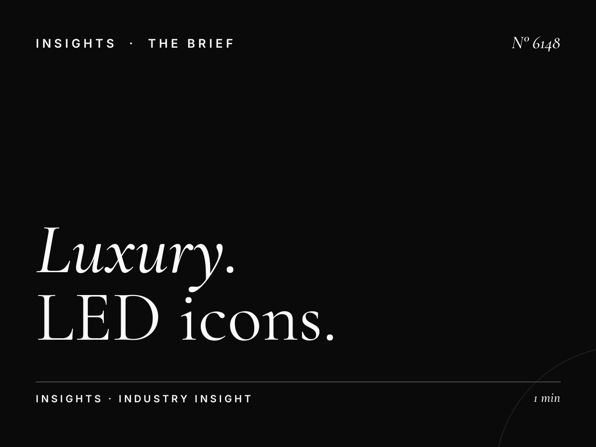Luxury Brands SZR: LED Icons Premium Advertising