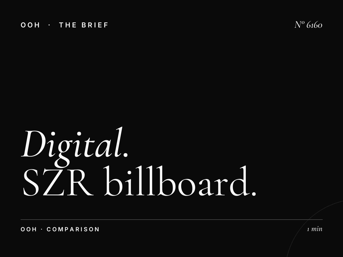 Digital Icons vs Traditional: SZR Billboard Advantages