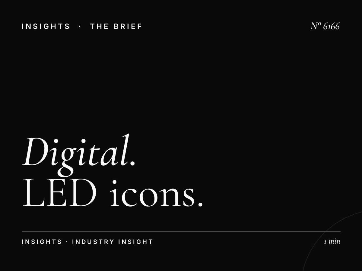 Digital Campaign SZR: LED Icons Strategic Planning
