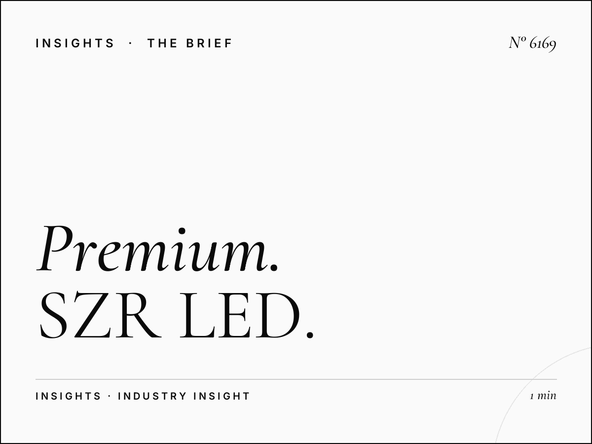 Premium Digital Design: SZR LED Icons Specifications