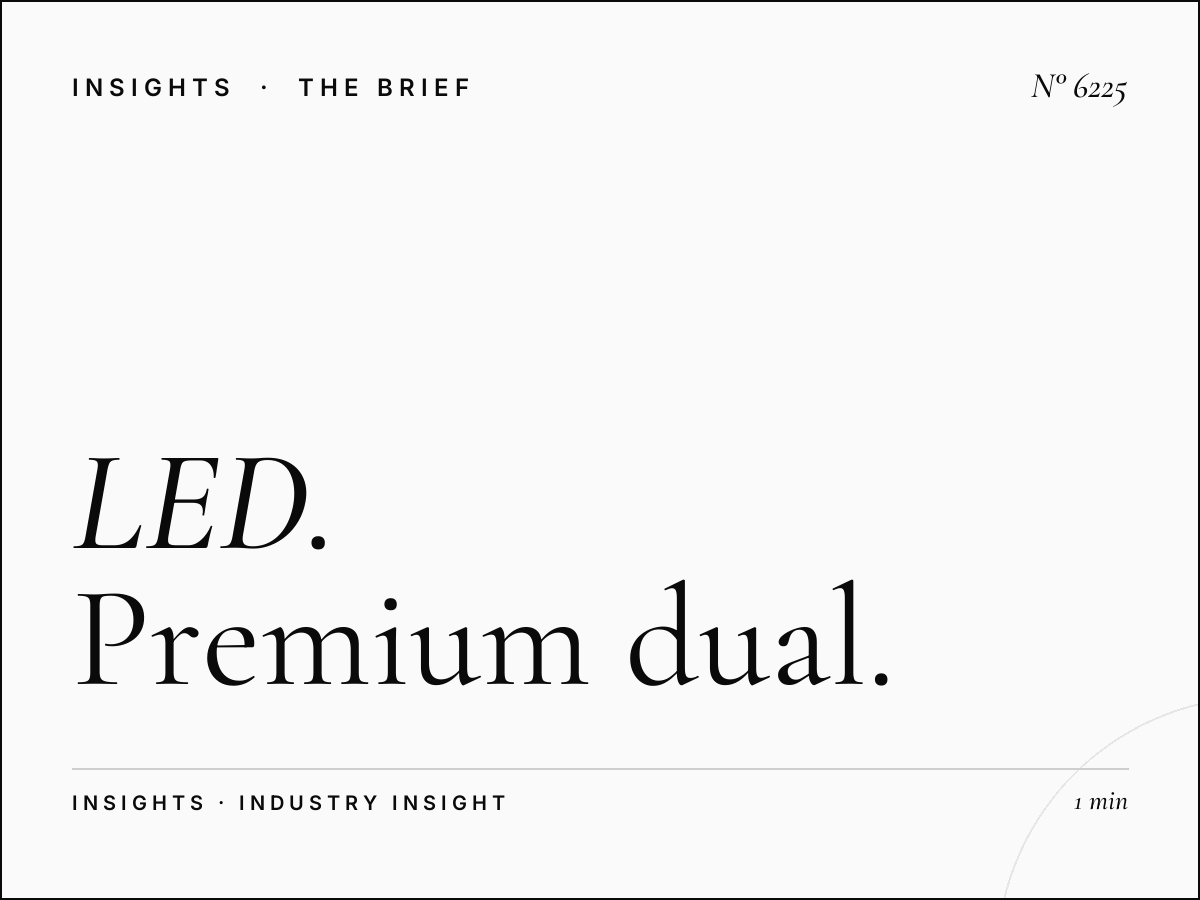 LED Twins Site SZR: Premium Dual Screen Spot