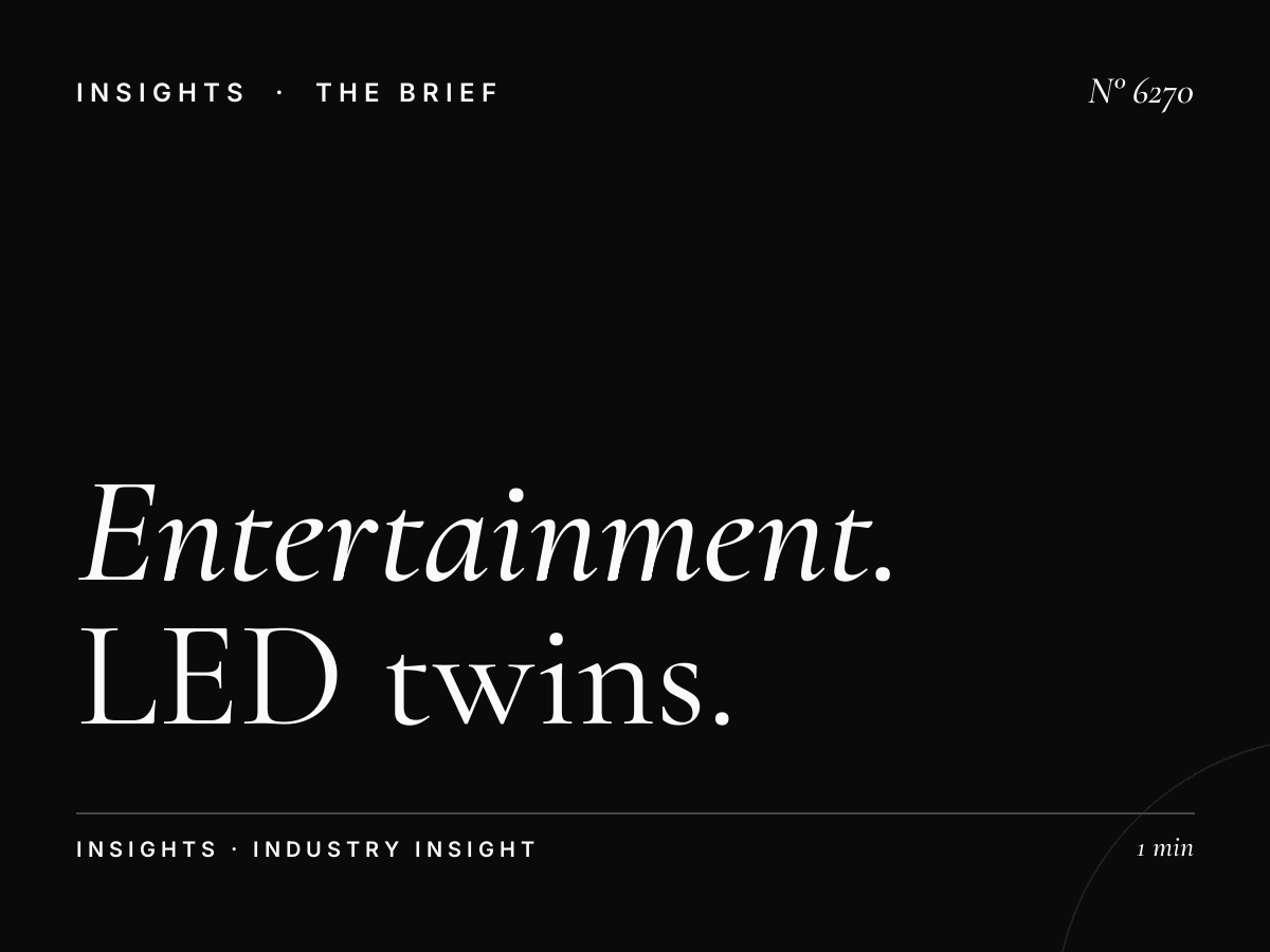 Entertainment Venues SZR: LED Twins Events Marketing