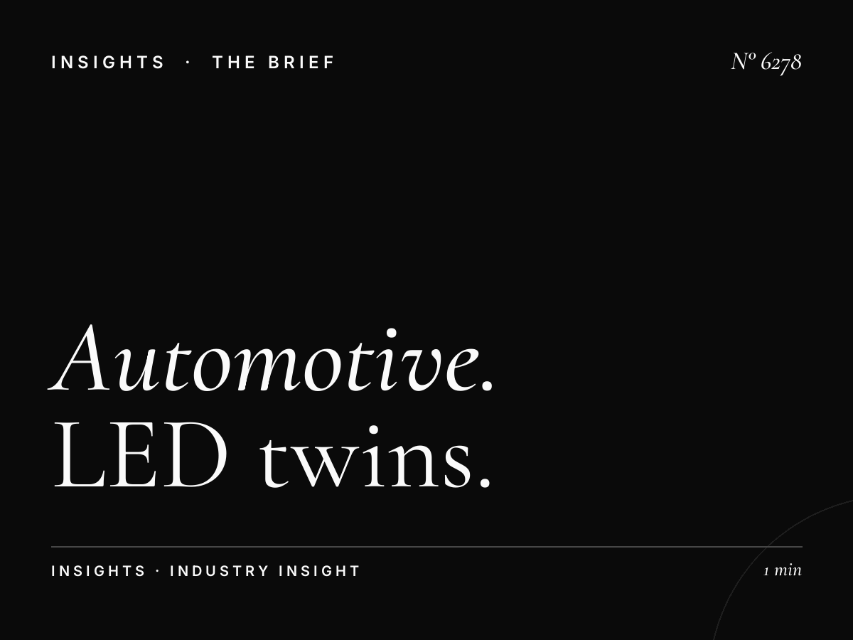 Automotive Brands SZR: LED Twins Car Advertising
