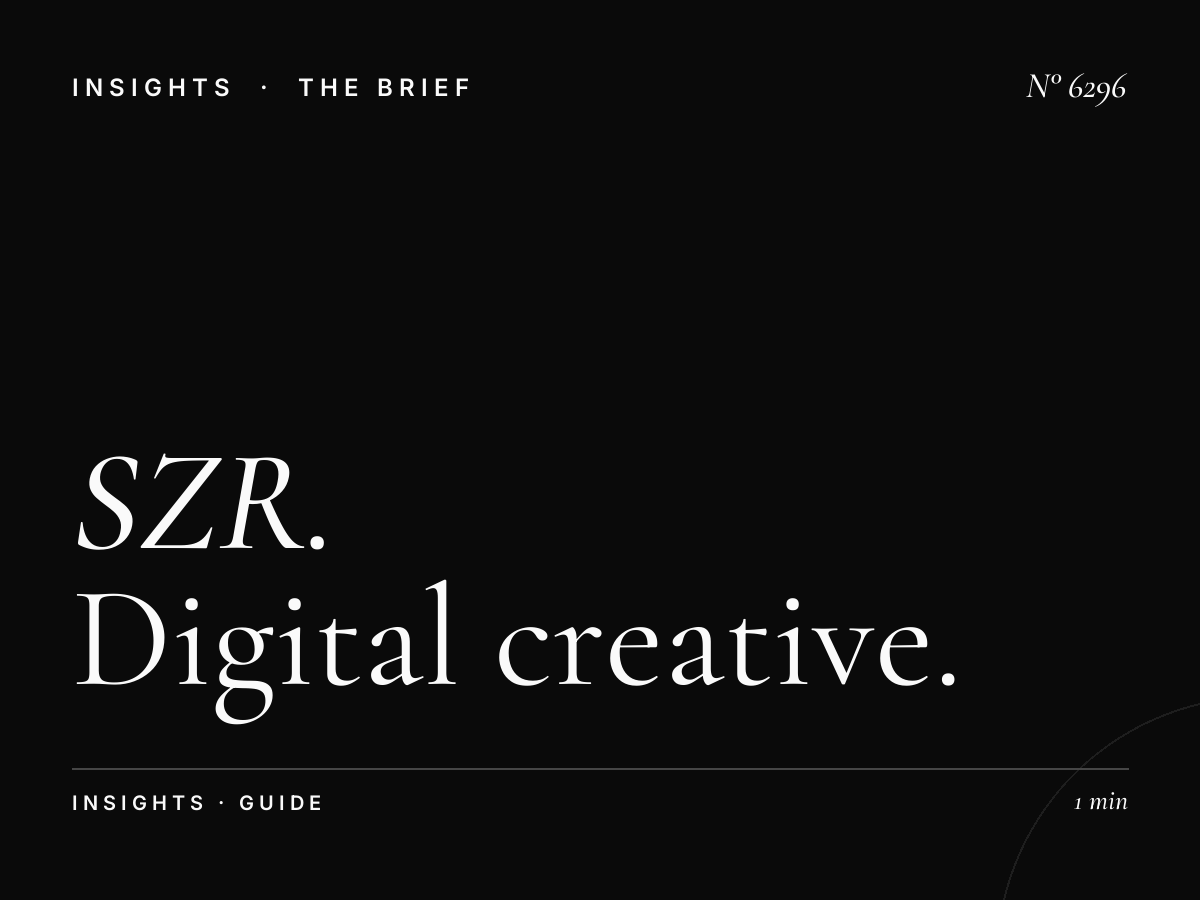 SZR LED Twins Design: Digital Creative Guidelines