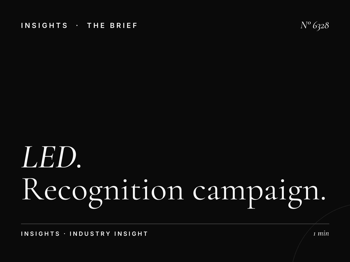 LED Twins Brand Impact SZR: Recognition Campaign
