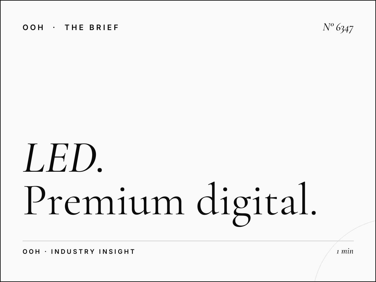 LED Unipole Site Golden Boulevard: Premium Digital Spot