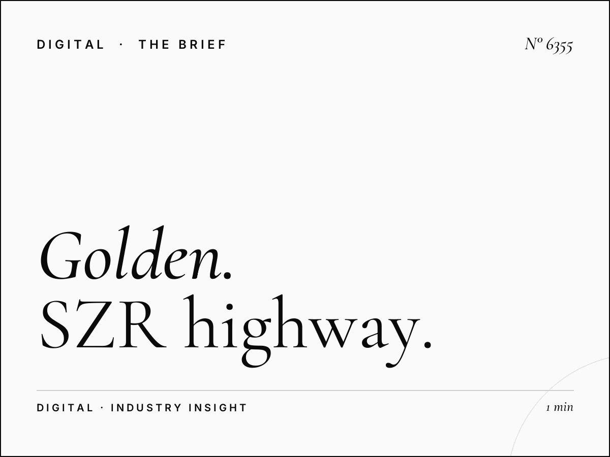 Golden Boulevard LED Unipole: SZR Highway Digital Advertising