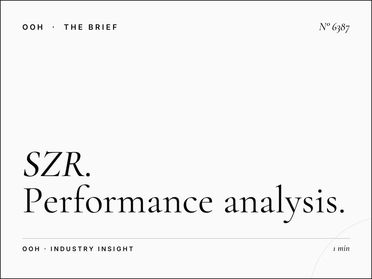 SZR LED Unipole Golden Boulevard ROI: Performance Analysis for Smart Media Buyers