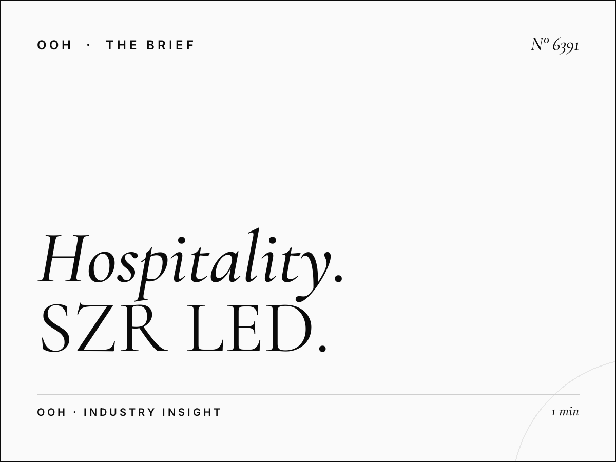 Hospitality Golden Boulevard: SZR LED Unipole Hotels