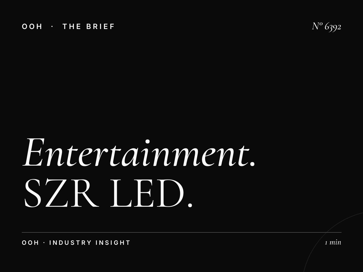 Entertainment Venues Golden Boulevard: SZR LED Unipole