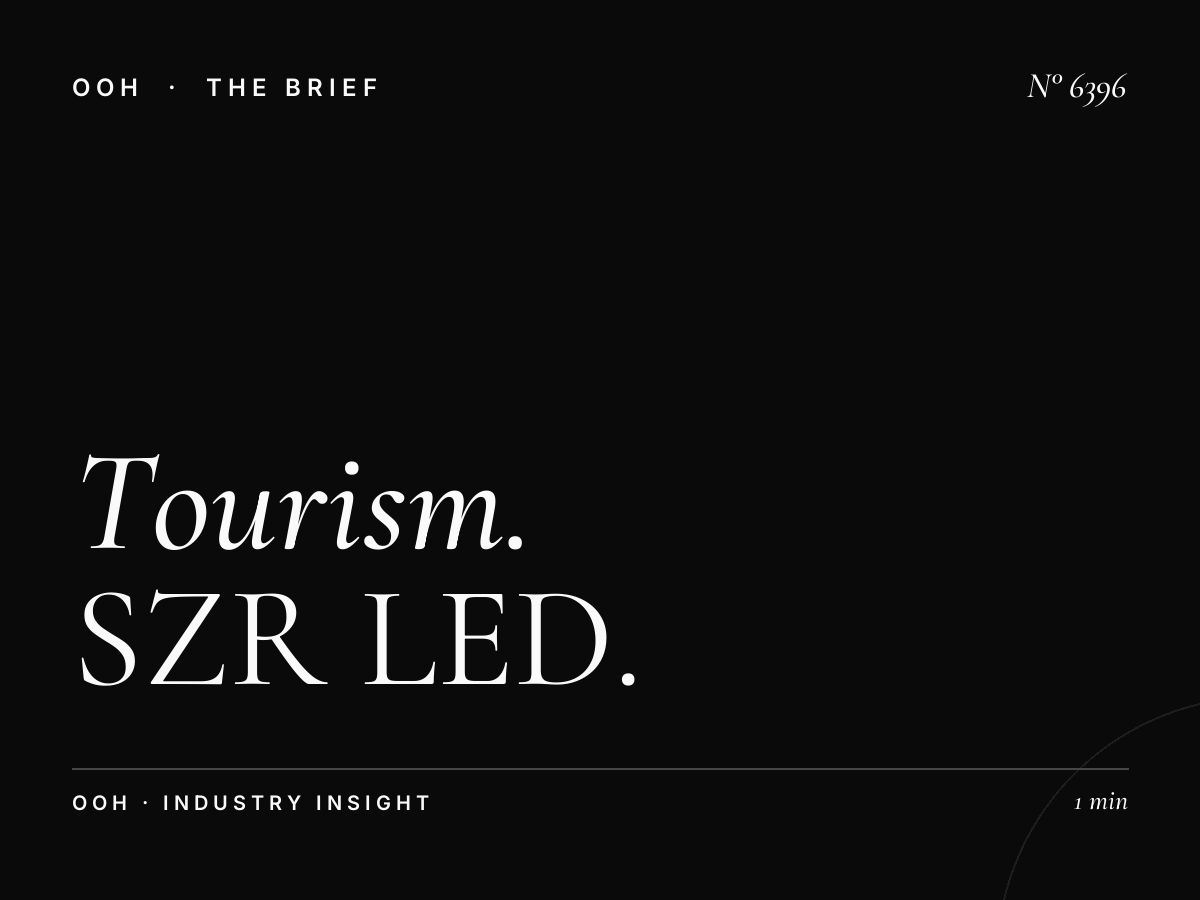 Tourism Golden Boulevard: SZR LED Unipole Destination
