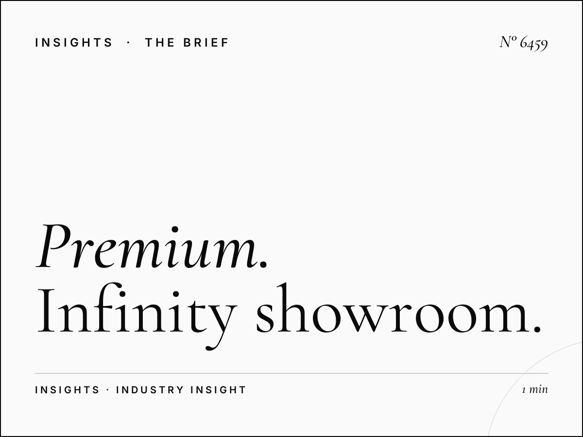 Premium Visibility: Infinity Showroom SZR LED Effectiveness