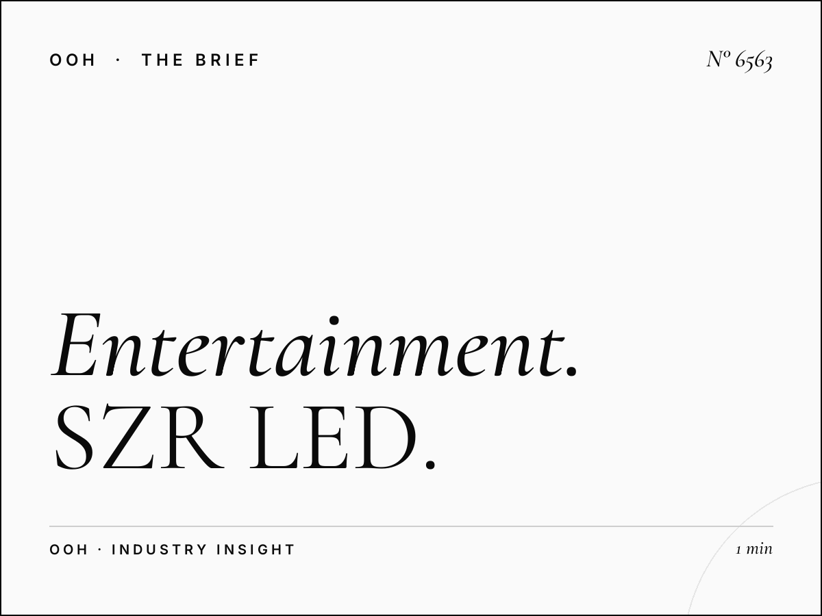 Entertainment Venues Business Bay: SZR LED Unipole