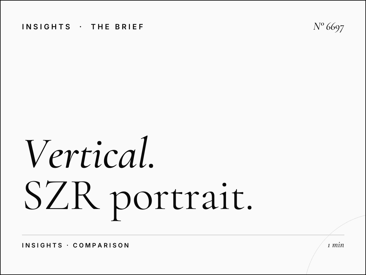 Vertical vs Traditional: SZR Portrait LED Advantages