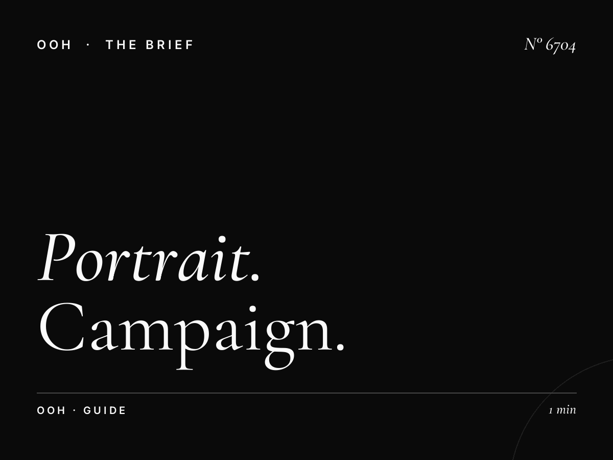 Portrait LED Unipole Strategy SZR: Campaign Guide