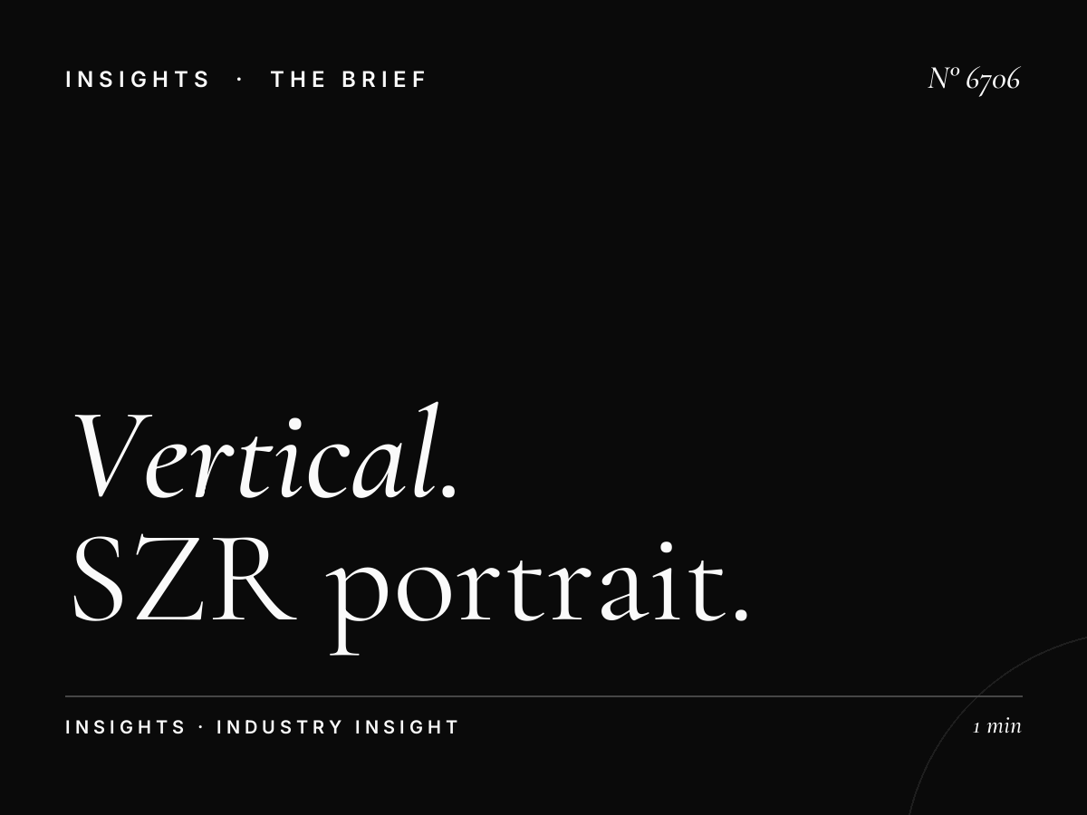 Vertical Digital Design: SZR Portrait LED Specifications