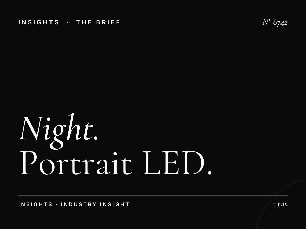 Night Advertising SZR: Portrait LED After-Dark Impact