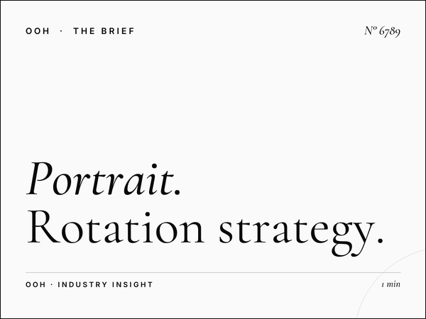 Portrait LED Unipole Shared Slots SZR: Rotation Strategy