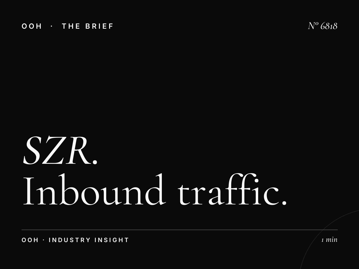 SZR Static Unipole Dar Al Ber Dubai Bound: Inbound Traffic