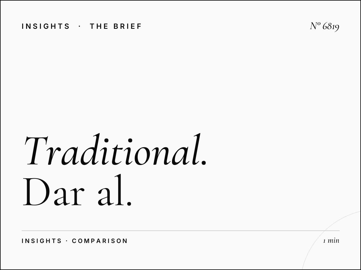 Traditional vs LED: Dar Al Ber SZR Static Advantages