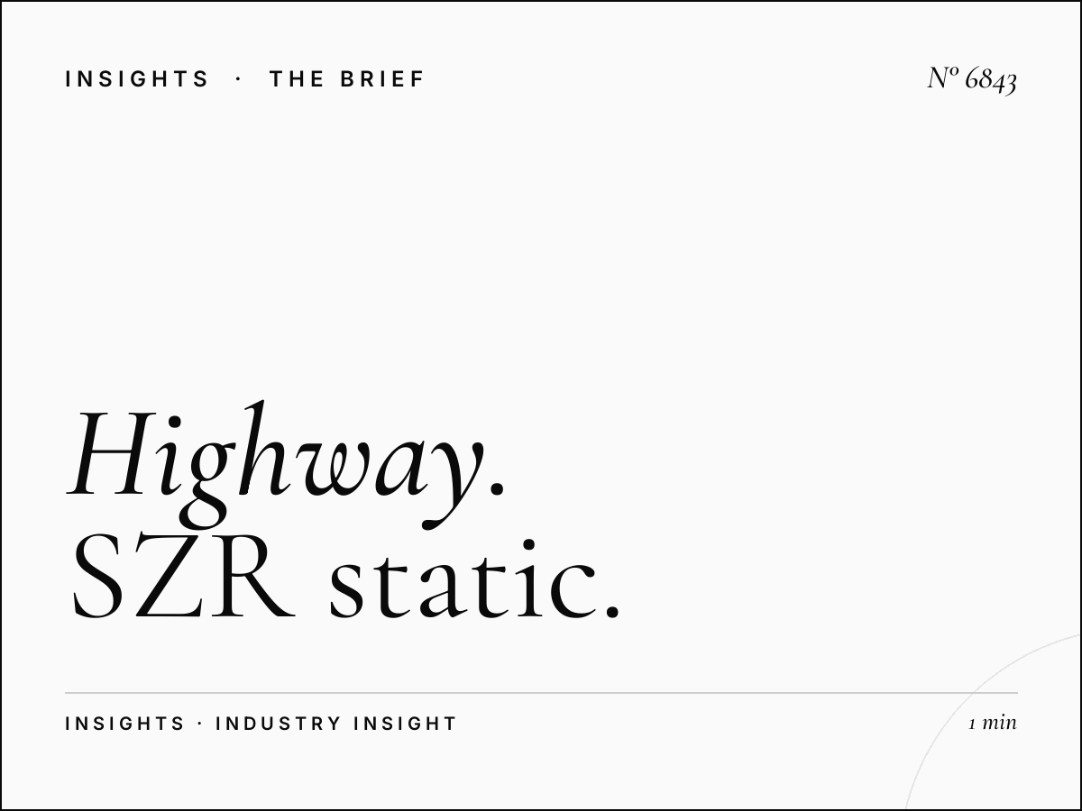 Highway Traffic Dar Al Ber: SZR Static Optimal Times