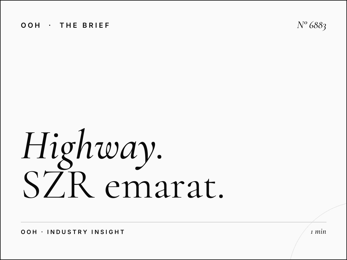 Highway Billboard Design: SZR Emarat Station Specifications