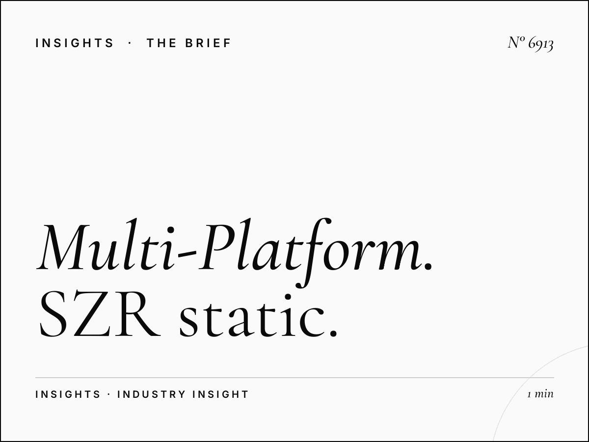 Multi-Platform Emarat Station: SZR Static Campaign