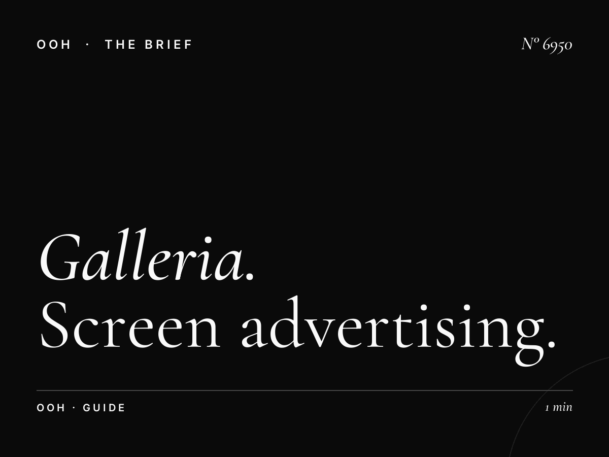 Galleria Mall Digital Cost: Screen Advertising Budget Guide
