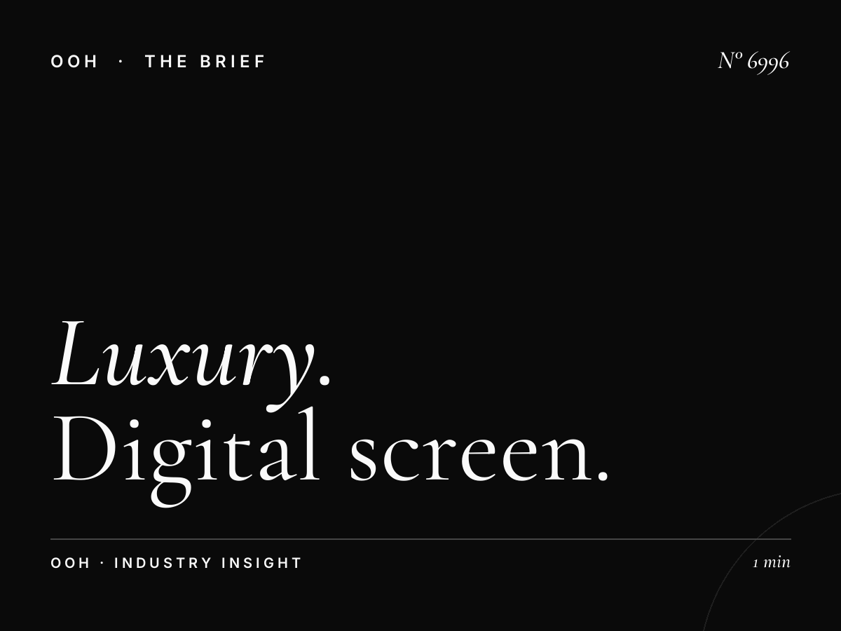 Luxury Brands Galleria Mall: Digital Screen Premium