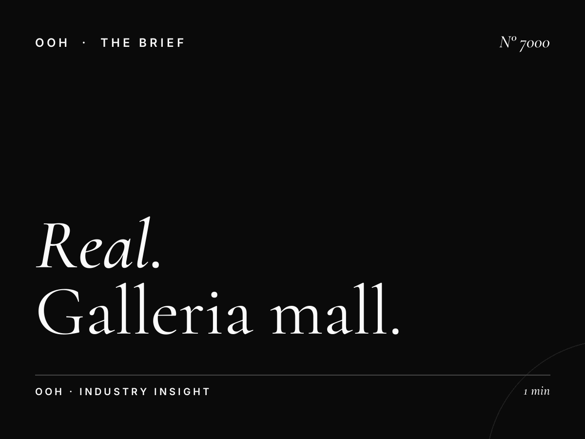 Real Estate Digital Screens: Galleria Mall Property Marketing