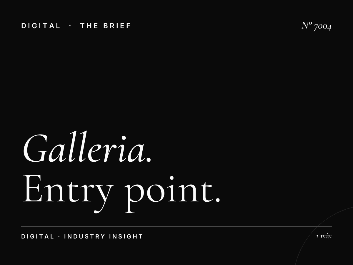Galleria Mall Entrance Screens: Entry Point Digital Advertising