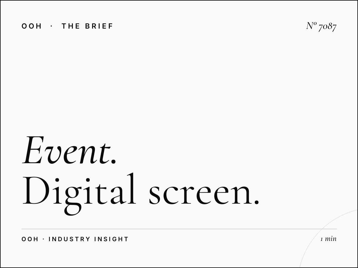 Event Advertising Galleria Mall: Digital Screen Promotion