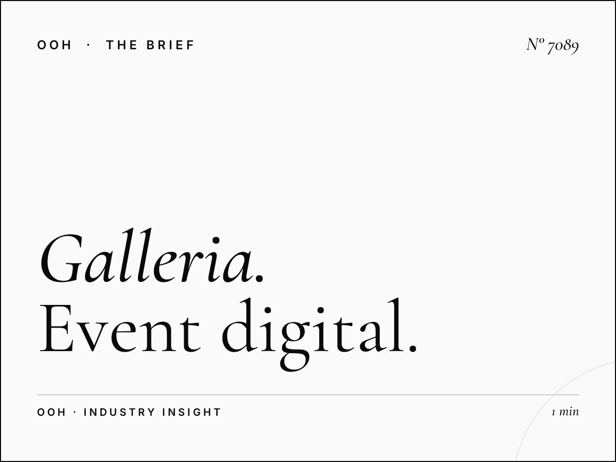 The Galleria Mall Screens Event: Event Digital Promotion