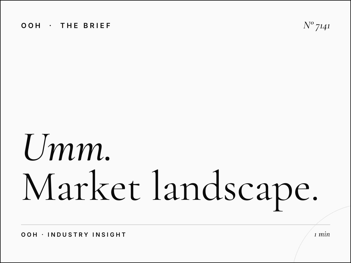 Umm Suqeim Hoarding Competition: Market Landscape