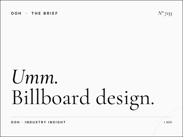 Umm Suqeim Hoarding Creative: Billboard Design Success