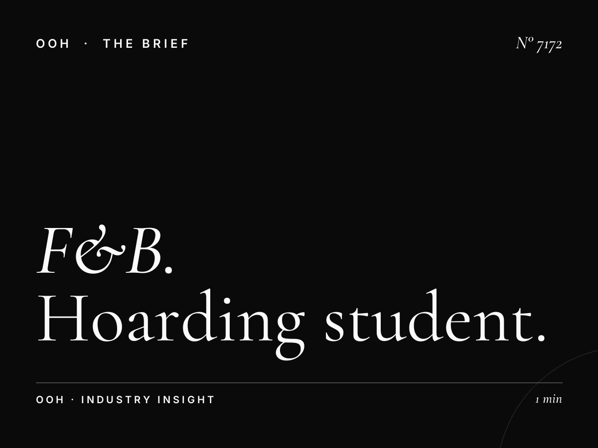 F&B Restaurants University Road: Hoarding Student Dining