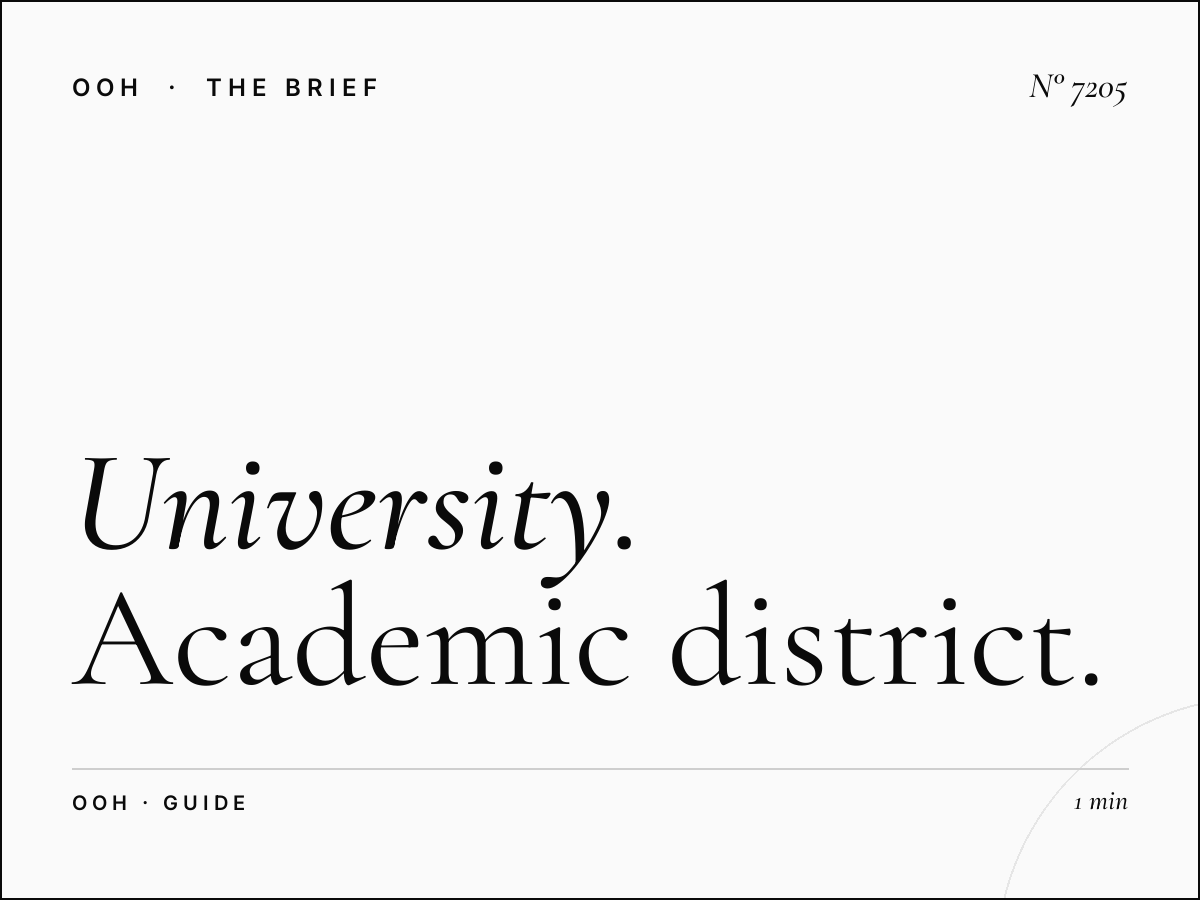 University Road Hoarding: Complete Academic District Billboard Guide