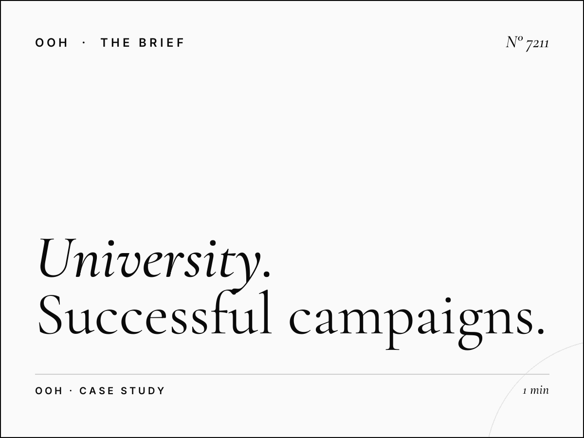 University Road Hoarding Case Studies: Successful Campaigns
